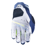 E1 Enduro Navy Fluro Glove Palm Side